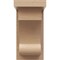 Ekena Millwork 4"W x 4"D x 8"H Wide Alma Rough Cedar Woodgrain TimberThane Corbel, Primed Tan CORUR04X04X08ALMRCPR - alternate 2